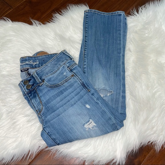American Eagle Outfitters Denim - American Eagle Artist Jeans Cropped Size 4